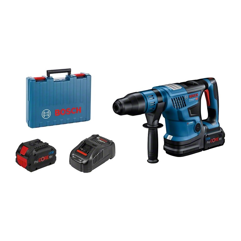 PERFORATEUR SDS-MAX 18V BOSCH GBH18V-36C - 2 BATTERIES PROCORE 5,5AH - CHARGEUR - COFFRET