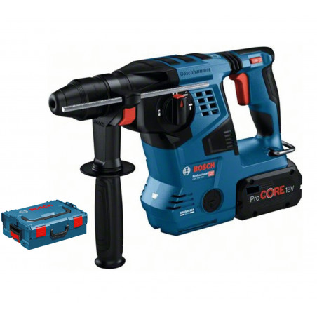 PERFORATEUR SDS-PLUS 18V BOSCH GBH 18-28 - 2 BATTERIES 5,5AH - CHARGEUR - COFFRET L-BOXX