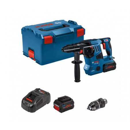 PERFORATEUR SDS-PLUS 18V BOSCH GBH 18V-28 CF - 2 BATTERIES 8AH - CHARGEUR - COFFRET L-BOXX
