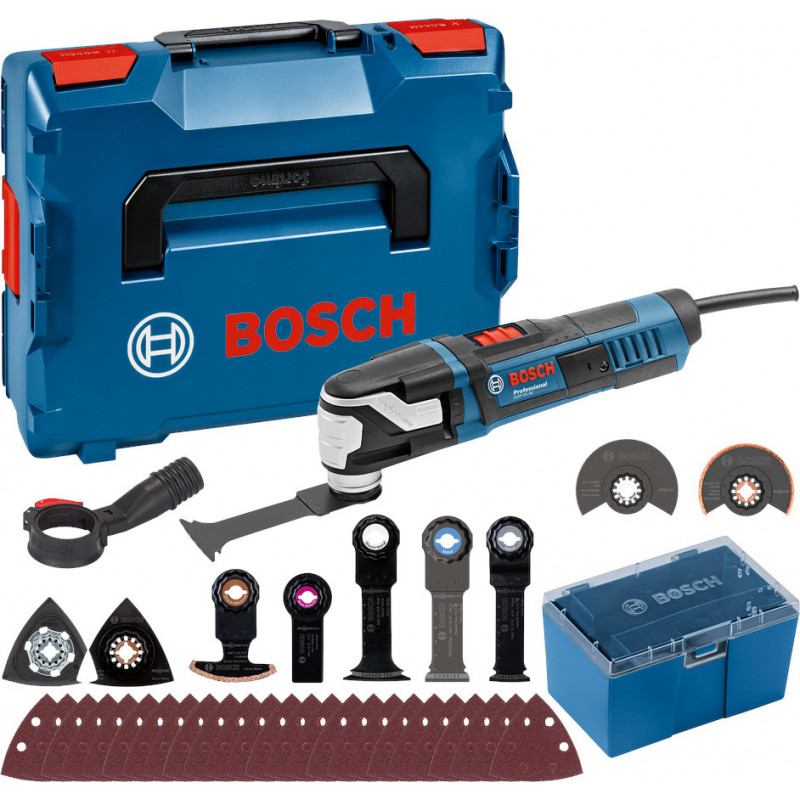 DÉCOUPEUR OSCILLANT 400W SYSTÈME STARLOCK BOSCH GOP40-30 - 15 ACCESSOIRES - COFFRET L-BOXX