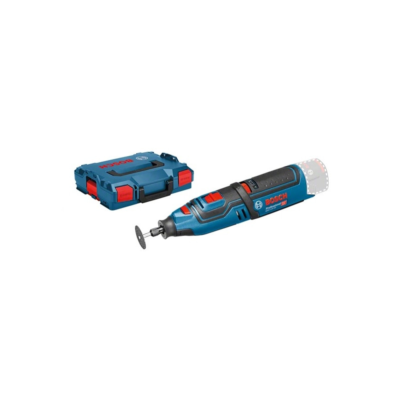 OUTIL ROTATIF MULTIFONCTIONS BOSCH GRO 12V-35 AVEC KIT D'ACCESSOIRES ET L-BOXX (SANS BATTERIE NI CHARGEUR)