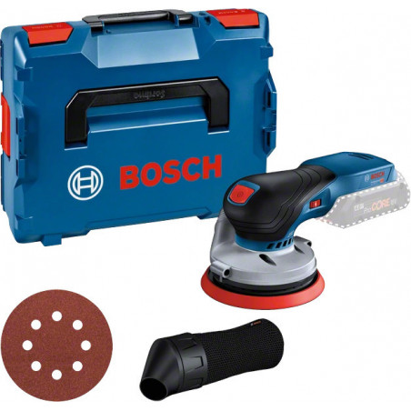 PONCEUSE EXCENTRIQUE 18V BOSCH GEX 18V-125 - 2 BATTERIES PROCORE 4AH - CHARGEUR - COFFRET L-BOXX
