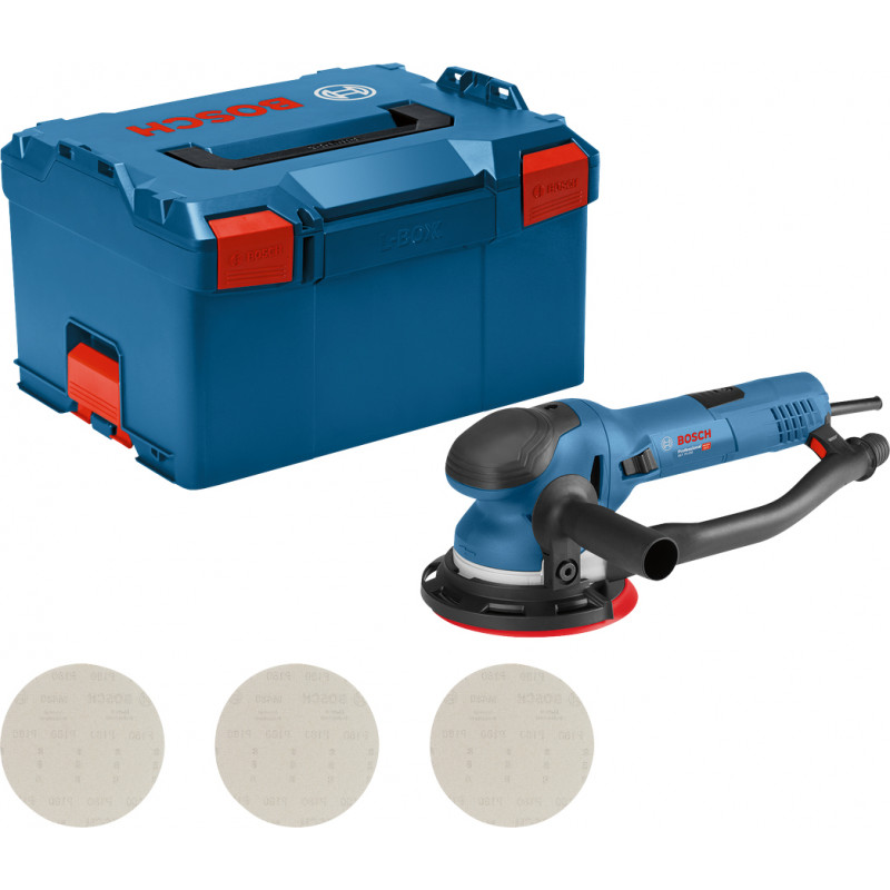 PONCEUSE EXCENTRIQUE 750W BOSCH GET 75-150 - COFFRET L-BOXX