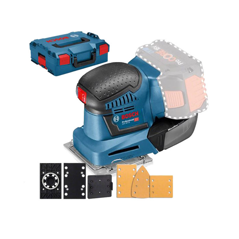 PONCEUSE VIBRANTE 18V BOSCH GSS 18V-10 - COFFRET L-BOXX (SANS BATTERIE NI CHARGEUR)