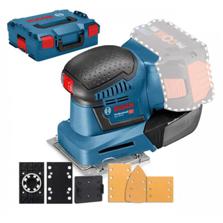 PONCEUSE VIBRANTE 18V BOSCH GSS 18V-10 - COFFRET L-BOXX (SANS BATTERIE NI CHARGEUR)
