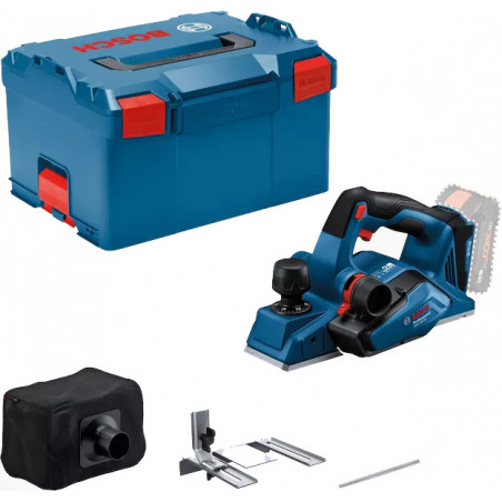 RABOT BOSCH GHO 18V-26 - COFFRET L-BOXX (SANS BATTERIE NI CHARGEUR)