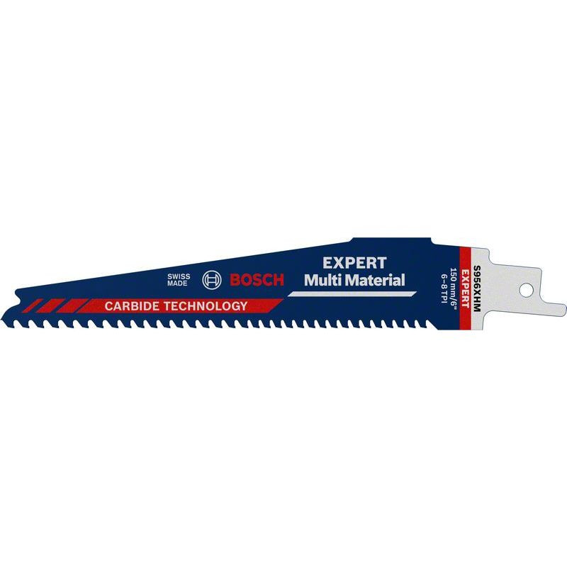 LAME DE SCIE SABRE BOSCH EXPERT CARBURE S956 XHM MULTI MATÉRIAUX