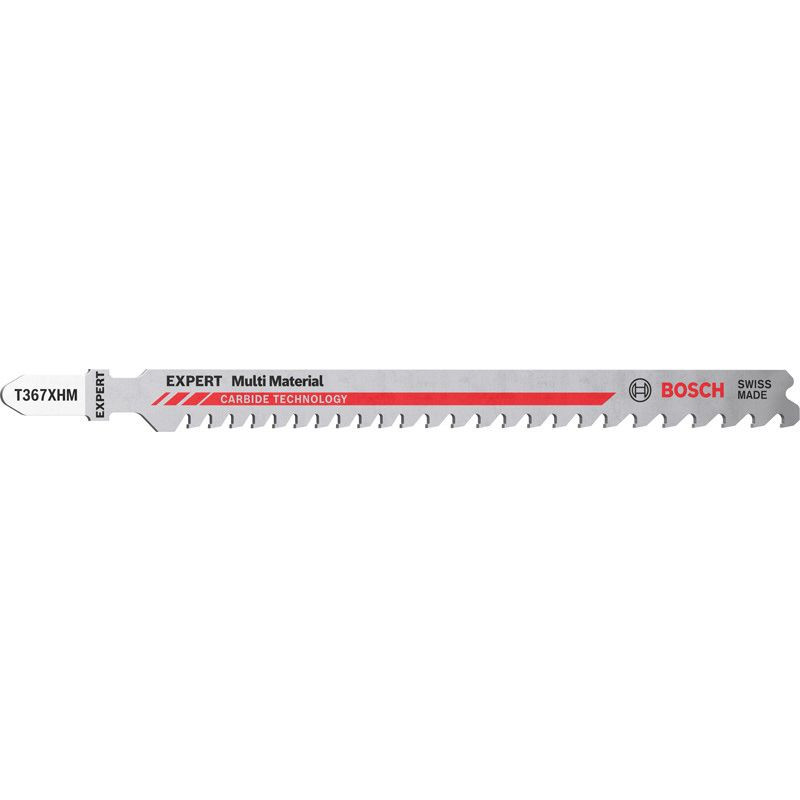 LAME DE SCIE SAUTEUSE BOSCH T 367 XHM CARBURE PROGRESSOR POUR BOIS ET MÉTAL