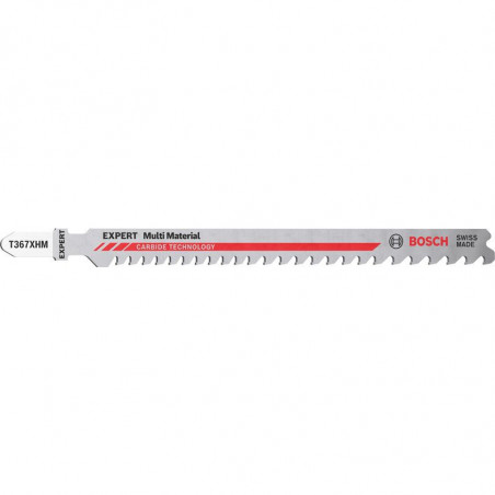 LAME DE SCIE SAUTEUSE BOSCH T 367 XHM CARBURE PROGRESSOR POUR BOIS ET MÉTAL