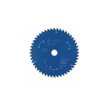 LAMES DE SCIE CIRCULAIRE BOSCH EXPERT POUR DÉCOUPE BOIS - 56 - 190 mm - 2,6 mm