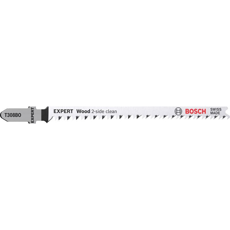 LAMES DE SCIE SAUTEUSE BOSCH EXPERT T308 BO WOOD 2-SIDE CLEAN