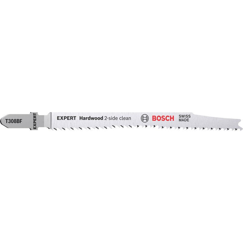 LAMES DE SCIE SAUTEUSE BOSCH T 308 BF EXTRA-CLEAN POUR BOIS DUR