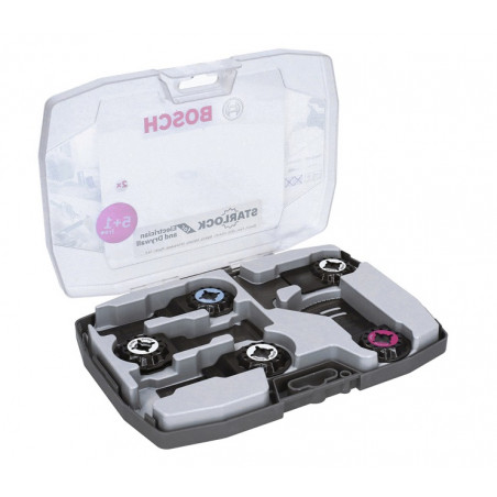 COFFRET 6 LAMES STARLOCK BOSCH POUR ÉLECTRICIEN ET PLAQUISTE BOIS/MÉTAL