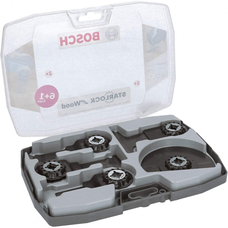 COFFRET MENUISERIE 7 PIÈCES STARLOCK BOSCH POUR OUTILS MULTIFONCTIONS