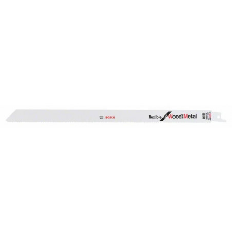 LAME DE SCIE SABRE BOSCH S1222 VF POUR BOIS ET MÉTAL, FLEXIBLE