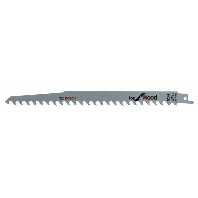 LAME DE SCIE SABRE BOSCH S1542K TOP FOR WOOD - RÉFÉRENCE 2608650682