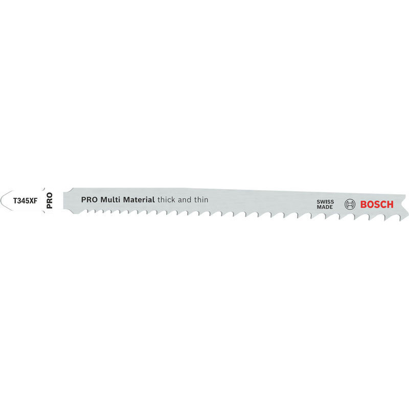 LAME DE SCIE SAUTEUSE BOSCH T 345 XF PROGRESSOR POUR BOIS ET MÉTAL