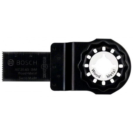 LAMES DE SCIE OSCILLANTES BOSCH STARLOCK AIZ AB POUR BOIS ET MÉTAL