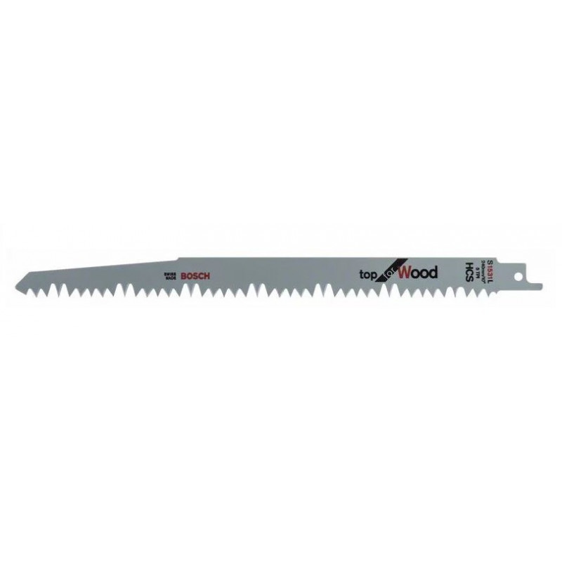 LAMES DE SCIE SABRE BOSCH S1531L POUR BOIS - 2608650676