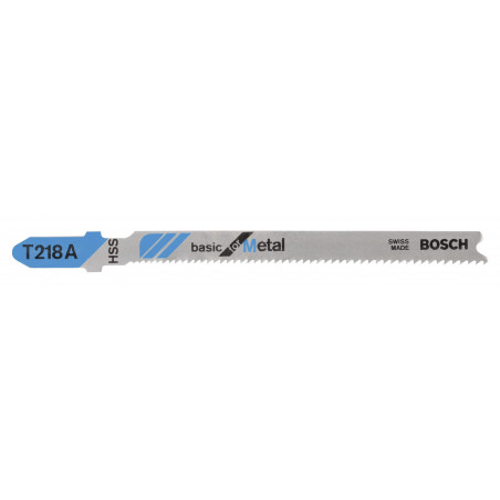 LAMES DE SCIE SAUTEUSE BOSCH HSS T218A MÉTAL 92MM - PACK DE 2