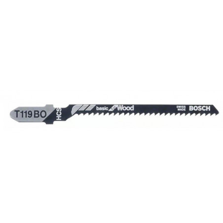 LAMES DE SCIE SAUTEUSE BOSCH T 119 BO POUR BOIS