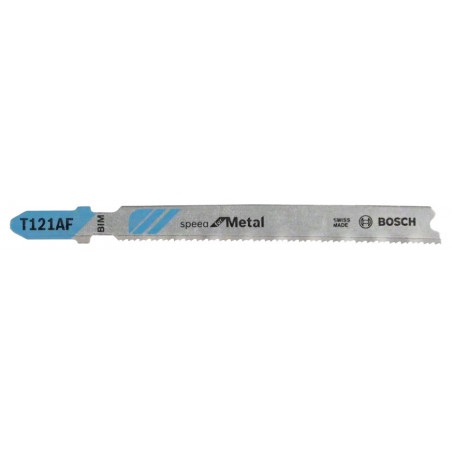 LAMES DE SCIE SAUTEUSE BOSCH T 121 AF POUR MÉTAL SPEED