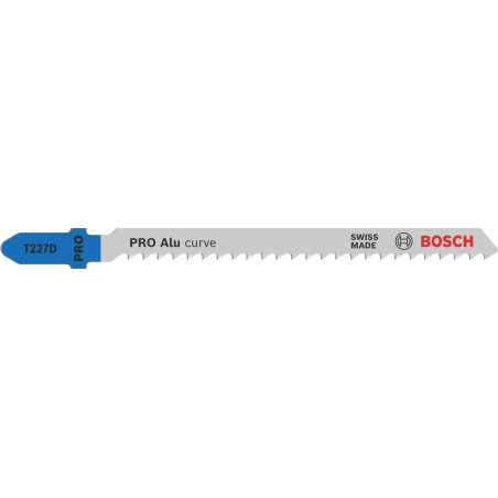 LAMES DE SCIE SAUTEUSE BOSCH T 227 D POUR ALUMINIUM - 2608631030