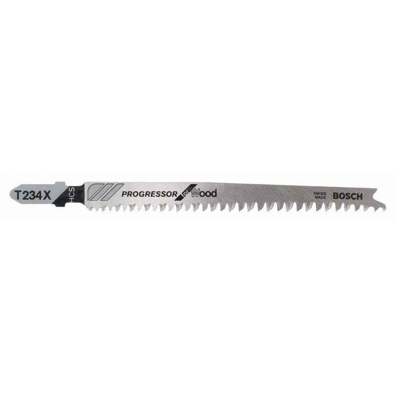 LAMES DE SCIE SAUTEUSE BOSCH T 234 X PROGRESSOR POUR BOIS