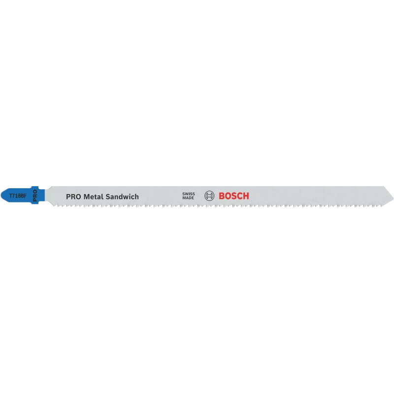 LAMES DE SCIE SAUTEUSE BOSCH T 718 BF POUR MÉTAL-SANDWICH, FLEXIBLES