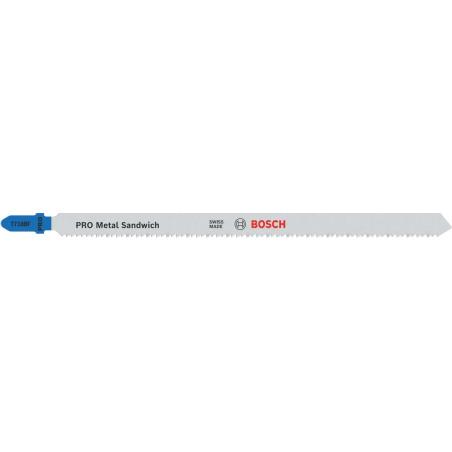 LAMES DE SCIE SAUTEUSE BOSCH T 718 BF POUR MÉTAL-SANDWICH, FLEXIBLES