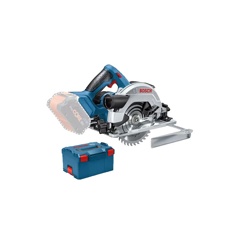 SCIE CIRCULAIRE 18V BOSCH GKS 18V-57G - COFFRET L-BOXX (SANS BATTERIE NI CHARGEUR)