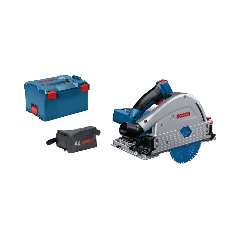 SCIE PLONGEANTE BITURBO 18V BOSCH GKT 18V-52 GC - COFFRET L-BOXX (SANS BATTERIE NI CHARGEUR)