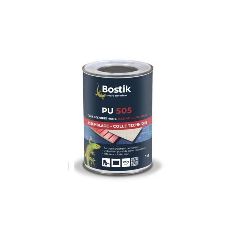 COLLE BI-COMPOSANTE PU 505 BOSTIK POLYVALENTE