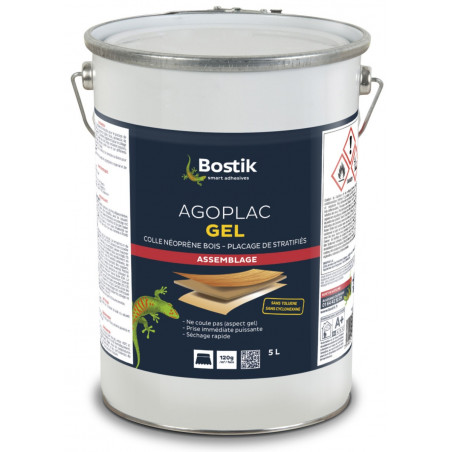 COLLE NÉOPRÈNE BOSTIK AGOPLAC GEL SEAU 5 L 30604788