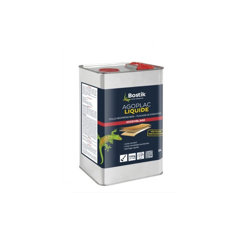 COLLE NÉOPRÈNE LIQUIDE BOSTIK AGOPLAC 5L