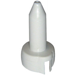 FOURREAU PLASTIQUE BLANC POUR PAUMELLE UNIVERSELLE MONIN M-789032