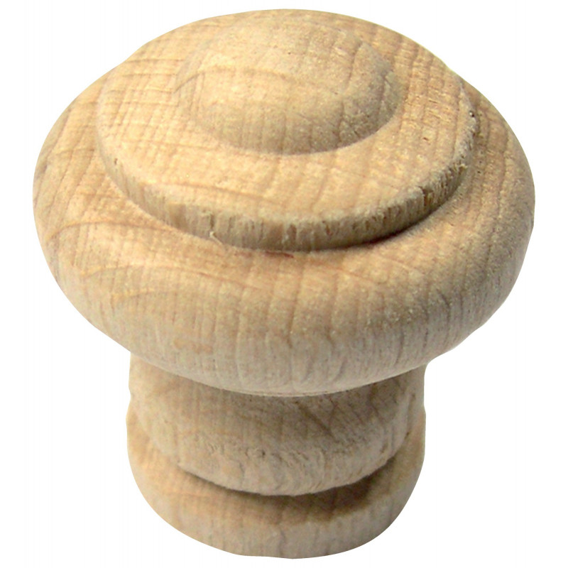 BOUTON DE MEUBLE BROS EN HÊTRE RUSTIQUE - MODÈLE 31BB