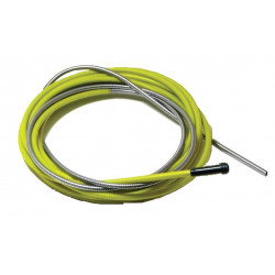GAINE GUIDE FIL ACIER JAUNE 25 X 45  4 M DIAMÈTRE 1,2 - 1,6 MM - ABICOR BINZEL 124.0133