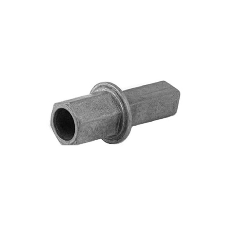INSERT HEXAGONAL CHERUBINI POUR MANIVELLE, ALÉSAGE 16 MM, DIAMÈTRE 12 MM, EN ZAMAK