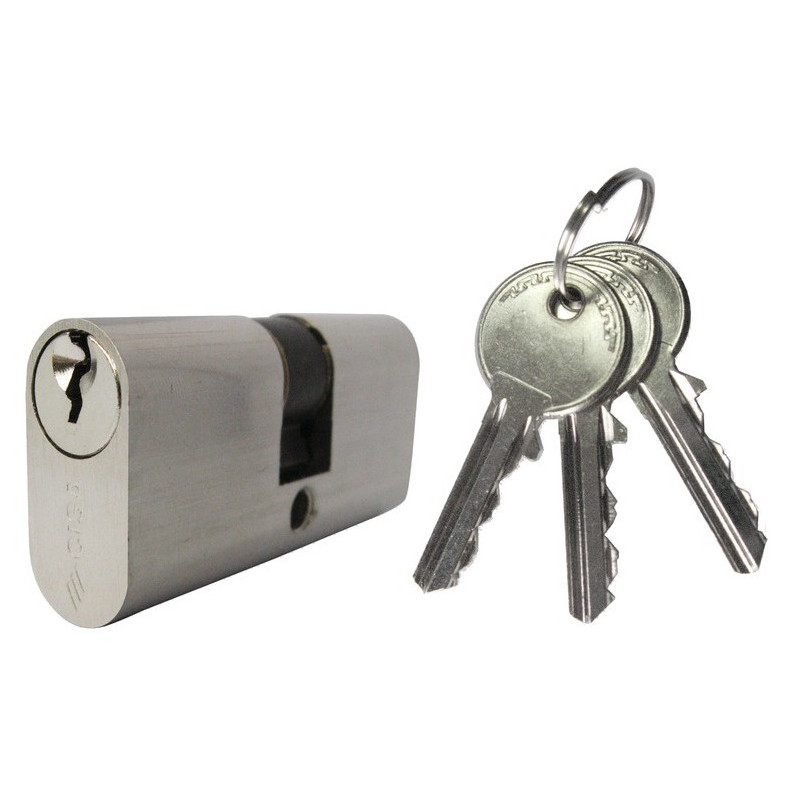 CYLINDRE DE SÉCURITÉ OVALE À DOUBLE ENTRÉE CISA - MODÈLE CIS08210.02