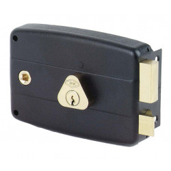 SERRURE MONOPOINT EN APPLIQUE HORIZONTALE À FOUILLOT CISA - MODÈLE 300501 SERRURE MONOPOINT EN APPLIQUE HORIZONTALE À FOUILLOT CISA - MODÈLE 300501