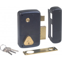 SERRURE MONOPOINT EN APPLIQUE VERTICALE À FOUILLOT CISA - MODÈLE 300504 SERRURE MONOPOINT EN APPLIQUE VERTICALE À FOUILLOT CISA - MODÈLE 300504