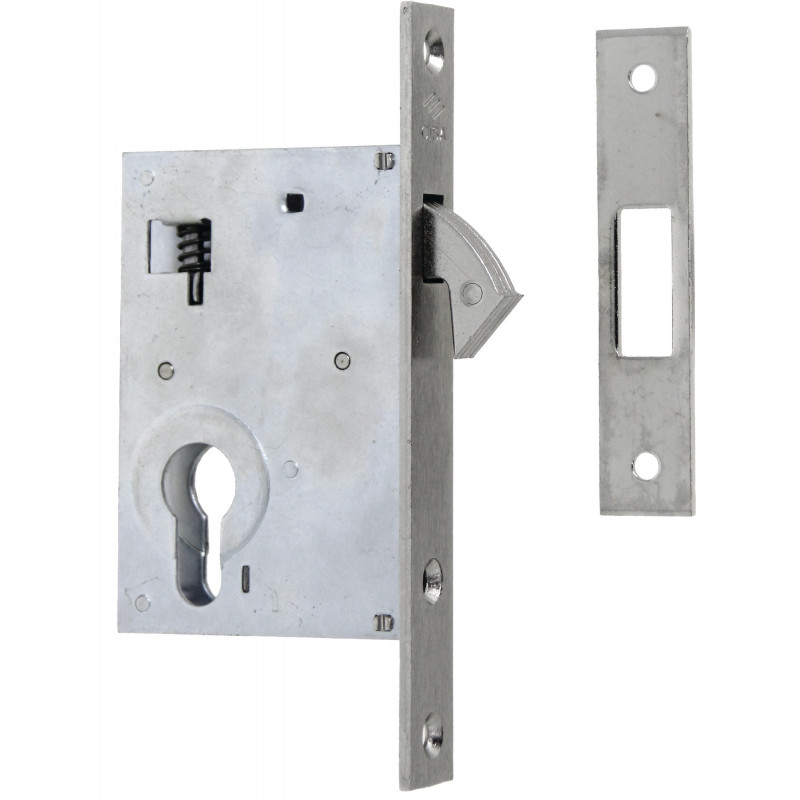 SERRURE À LARDER CISA MONOPOINT PROFIL ÉTROIT AVEC CROCHET