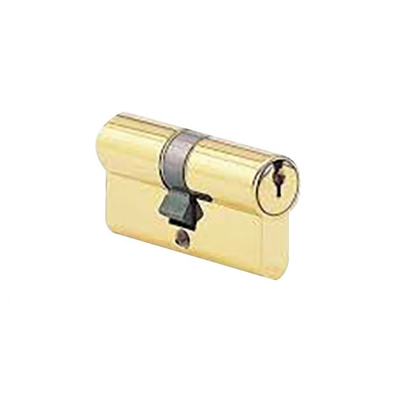 DEMI-CYLINDRE C2000 10X30 LAITON POLI CLÉ SUR NUMERO BC1534 - CISA - 3012140201MV