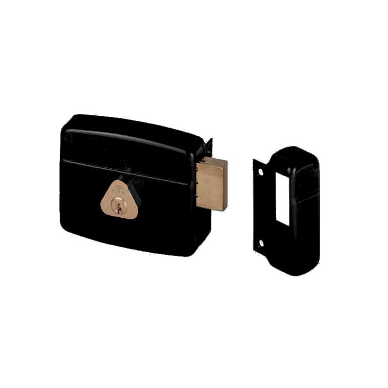 SERRURE EN APPLIQUE HORIZONTALE CISA MONOPOINT À PÊNE DORMANT, AXE 70 MM