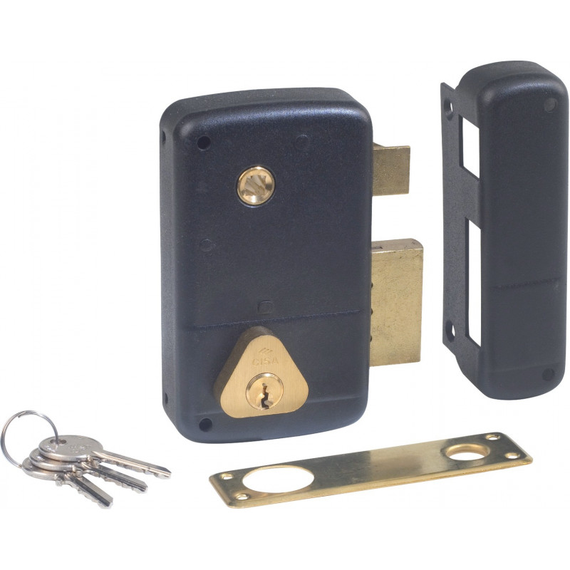 SERRURE MONOPOINT EN APPLIQUE VERTICALE À FOUILLOT CISA - MODÈLE 300504