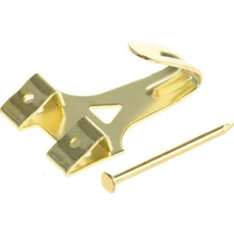 CROCHETS POUR TABLEAU EN ACIER FINITION LAITON - MODÈLE 1970110