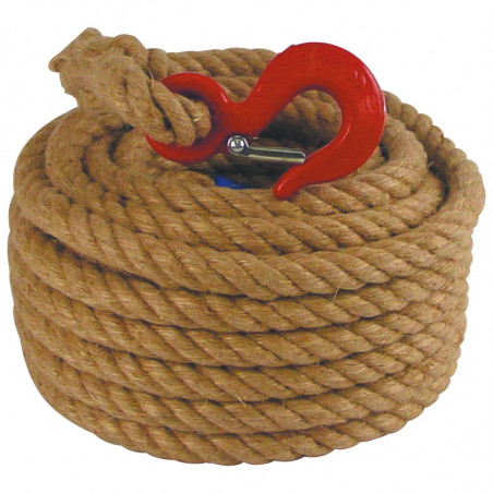 CORDE DE POULIE EN CHANVRE CORDERIES TOURNONAISES 31/25