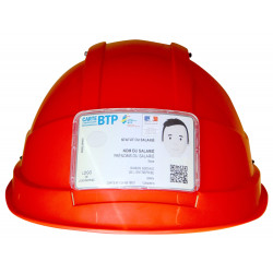 PORTE-BADGE POUR CASQUE KARA ET IRIS - AUBOUEIX - 0376PB