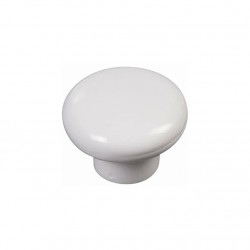 BOUTON ROND EN PLASTIQUE BLANC CADAP D34 - MODÈLE 5135/5S